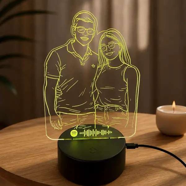 Guía de lámparas LED personalizadas: fotos, siluetas y colores